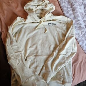 Hollister Men's Yellow Hoodie